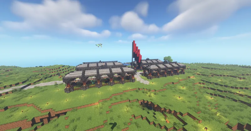 Exterior view of the medieval castle